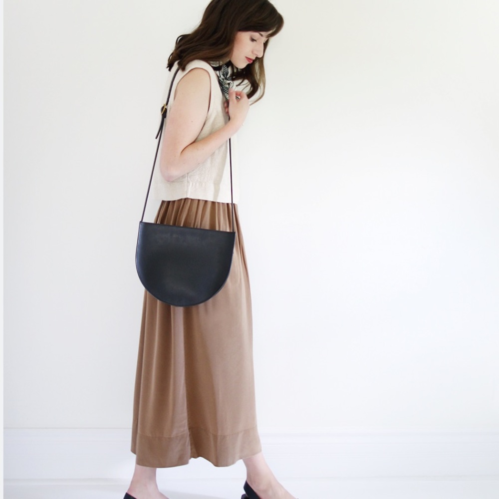 Elizabeth Suzann Bel Skirt, Moss Silk